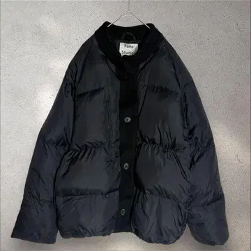 Fano Studios 오버 사이즈 다운 자켓 L 사이즈 블랙