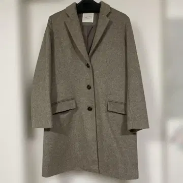 FREAK'S STORE 캐시미어 혼방 체스터 코트 베이지 브라운