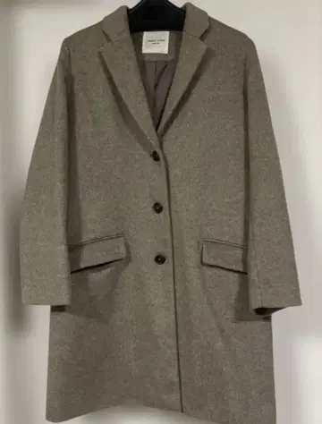 FREAK'S STORE 캐시미어 혼방 체스터 코트 베이지 브라운