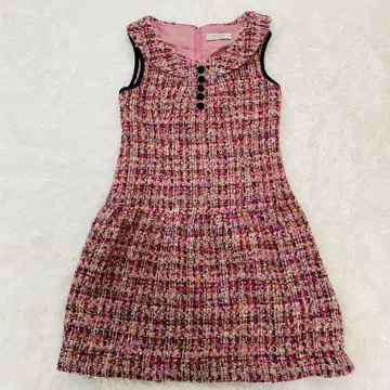 레스트로즈 슬리브리스 원피스 M 핑크믹스 페미닌