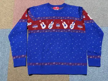 크림 소다 스웨터 M 음표 50s 로카빌리