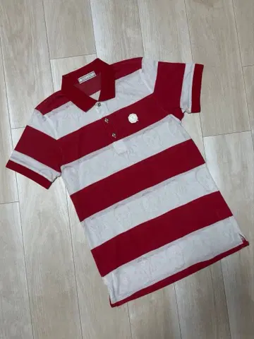 MARK&LONA 마크앤로나 보더 반팔 피케 셔츠 사이즈 M