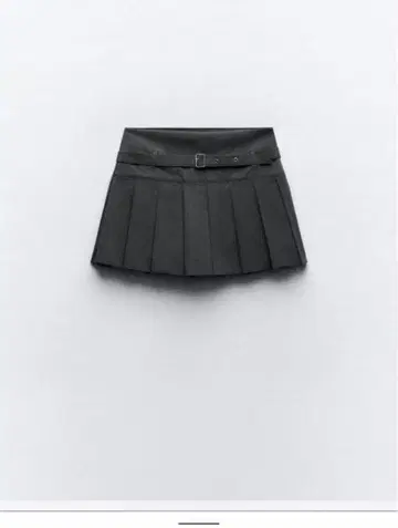 ZARA 박스 플리츠 스칸츠 ( S )