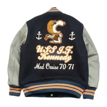 Buzz Rickson's x Whitesville 바시티 자켓