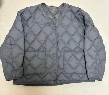 UNIQLO 울트라 라이트 다운 자켓 M 블루 그레이