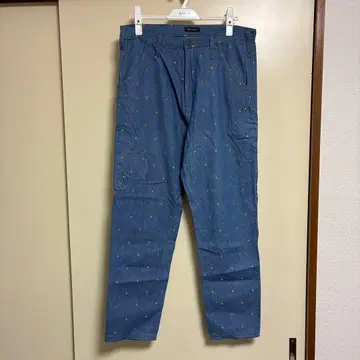 MILKBOY 별 패턴 데님 팬츠