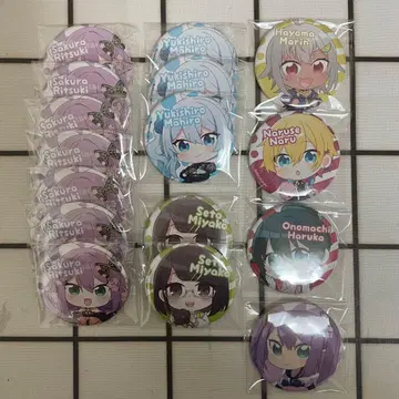 니지산지 푸치 캔뱃지 묶음 판매