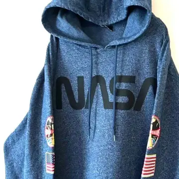 NASA 미국 우주 맨투맨 후드티 네이비 네이비 컬러 구제 의류