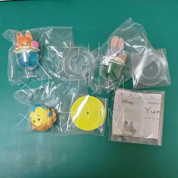 디즈니 가챠가챠 3종 세트