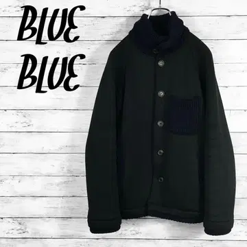 블루블루 헤비 맨투맨 코트 덱 자켓 블랙 2 사이즈