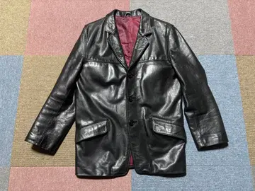 드라이 본즈 가죽 자켓 M 50s 로카빌리