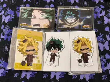 히로아카 애니카페 아크릴 스탠드 카드 올마이트 미도리야 이즈쿠 세트