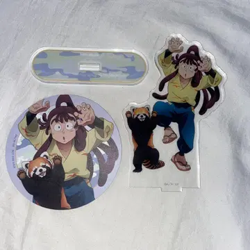 닌타마 도부 동물공원 콜라보 아크릴 스탠드 코스터 오하마 칸에몬