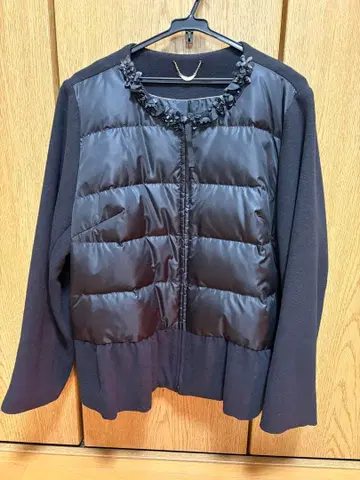 로즈 티아라 다운 숏코트 3XL