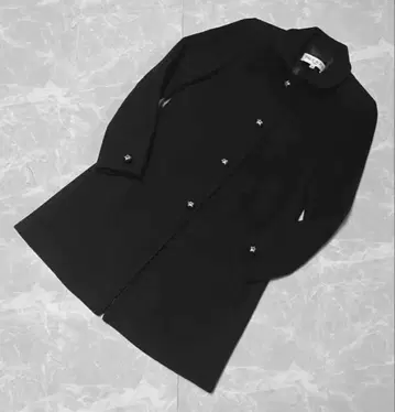 PAUL & JOE PARIS 울 코트 블랙 36 골드 버튼