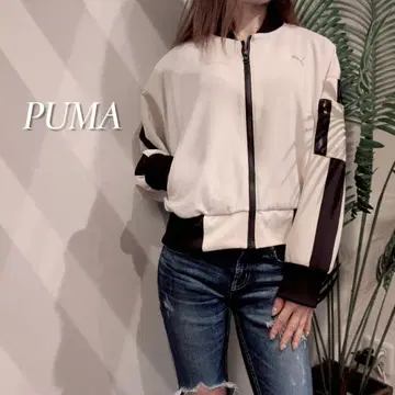 PUMA 봄버풍 트랙 자켓 자수 로고 남성용