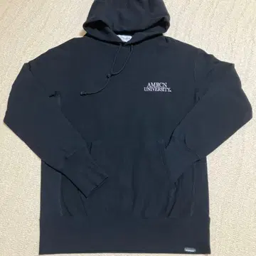 AMRCN UNIVERSITY 블랙 후드티