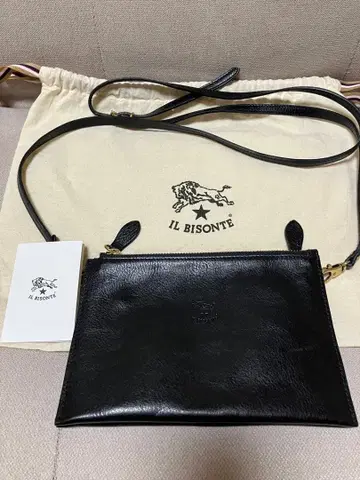IL BISONTE 블랙 사코슈 수납 가방 포함