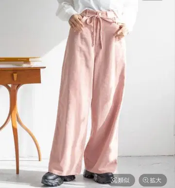 로리즈팜 코듀로이 와이드 팬츠 M 사이즈