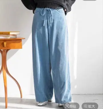 로리즈팜 코듀로이 와이드 팬츠 M 사이즈