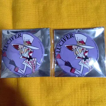 해즈빈 호텔 루시퍼 시크릿 캔뱃지 2개 세트 마루이