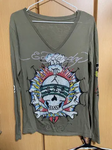 ED HARDY 큐빅 해골 스컬 헤이세이 그런지 Y2K