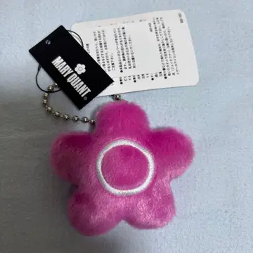 MARY QUANT 꽃 모양 키링 핑크