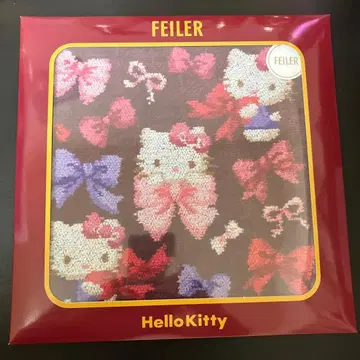 새상품 FEILER 페이러 산리오 콜라보 헬로키티 케이스 포함