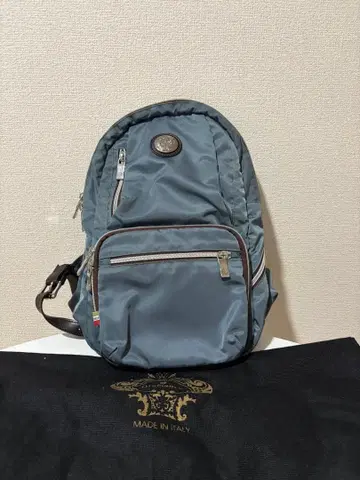 오로비안코 이탈리아제 라이트 블루 나일론 백팩