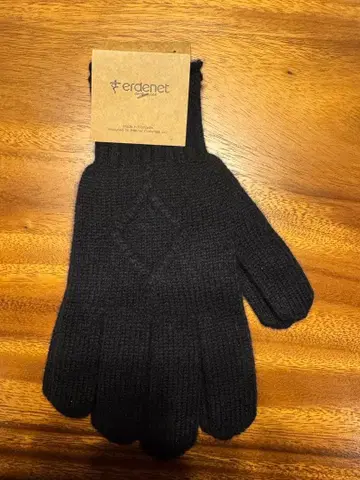 캐시미어 100% 장갑 블랙 Erdenet