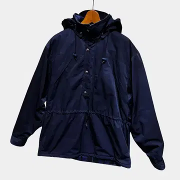 90s AIGLE 에이글 후디드 자켓 L 네이비 중 플리스