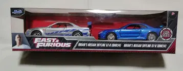 와일드 스피드 브라이언 R34 GT-R 2대 세트