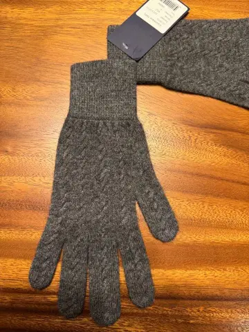 캐시미어 100% 장갑 몽골산 EVSEG 다크 그레이