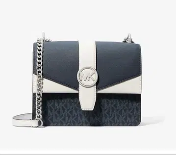 새상품 Michael Kors 숄더백 네이비/화이트