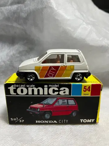 토미카 혼다 시티 1/57 블랙 상자 54 일본제