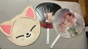 Stray kids FoxlNy 폭시니 I.N 부채 3종 세트