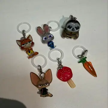 주토피아 메지루시 액세서리 전 6종 컴플리트 세트