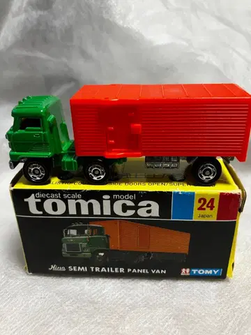 Hino 세미 트레일러 패널 밴 블랙 상자 24