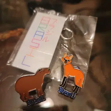 브라질관 브라질 파빌리온 간사이 만박 핀 배지 핀 배지 핀