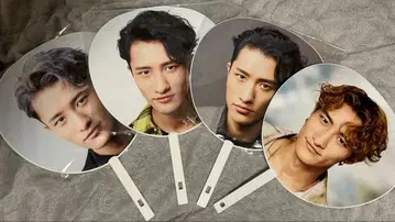 SnowMan 이와모토 테루 부채 세트