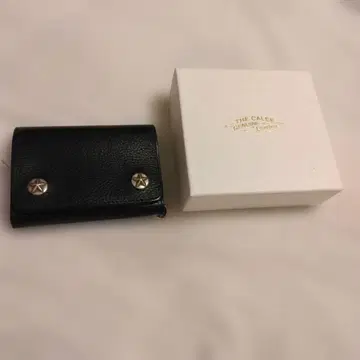 CALEE 블랙 3단 폴더형 지갑