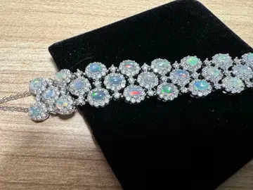 실버 925 펄 3연 팔찌