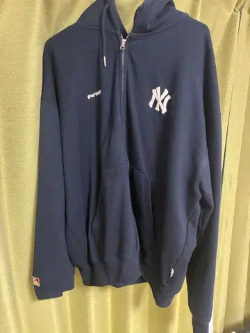 Peushu x MLB 뉴욕 양키스 후드티 L 사이즈 네이비