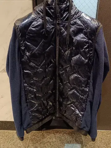 워크맨 에나멜조 퀼팅 다운 플리스 L 사이즈