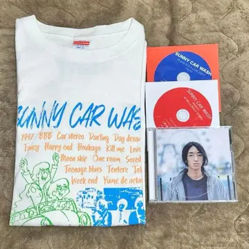 SUNNY CAR WASH 티셔츠와 CD 세트