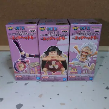 원피스 월드 컬렉션 에그헤드 6 피규어 3체 세트