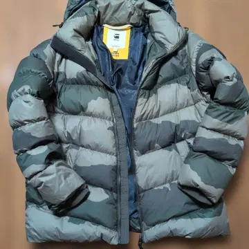 G STAR RAW 카모플라쥬 다운 자켓