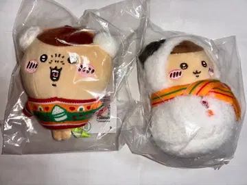 치이카와 (먼작귀) 에니마이 복권 봉제 인형 키링, 마스코트 밤만쥬 세트