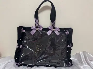 자카마트 A3 프릴 디자인 이타백용 토트백 5주년 ver 라벤더