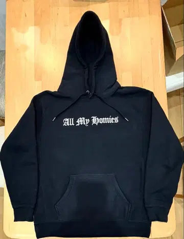 All My Homies 블랙 후드티 후디 M 사이즈 ZORN